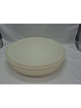 Vintage 1970s Tupperware 12" Pie Cupcake Cookie Keeper 242 with Lid 224